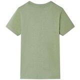  Dječja majica kratkih rukava svijetla kaki 116 | shoptok.hr