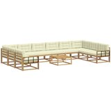  Set vanjskih sofa 11 kom. Bijela i krem | shoptok.hr