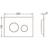 Tece 9240920 Loop aktivirna tipka bela | Shoptok.si