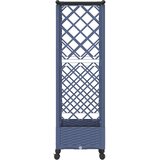  Povišeni krevet s mrežom i krovom Siva 122,5 x 40 x 127 cm PP | Eponuda.com