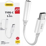 Dudao audio adapter s USB Type-C na 3,5 mm Mini Jack - Bijela | shoptok.hr