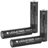 Ledlenser baterije 4x AAA Alkaline, Črna