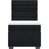 Box spring krevet s madracem crni 100x200 cm baršunasti | shoptok.hr