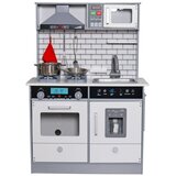 GINGER Home dječja drvena kuhinja sa zvukom, svjetlom, bijela W10C493J | shoptok.hr
