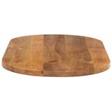 Stolna ploča 90 x 40 x 3,8 cm ovalna od masivnog drva manga | shoptok.hr