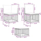  Set vanjskih sofa Prirodna Poliester | shoptok.hr
