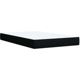 vidaXL Box spring postelja z vzmetnico črn 90x190 cm blago | Shoptok.si
