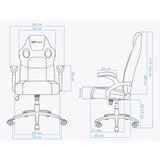 Uvi gaming stol chair storm, moder | Shoptok.si