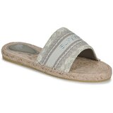 Superdry Mules Compensées Style Espadrille En Toile Bež Cijene