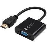 MicroConnect Adapter HDMI do VGA, 0,15m 1920*1080P/60Hz in AUX vhod za zvok, (5000117600) | Shoptok.si