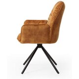 Livetastic Naslanjač Vintage, Zlata, Vrtljiv | Shoptok.si