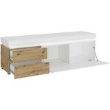 Modern Living Tv-element Luci, Bela, Barva Hrasta | Shoptok.si
