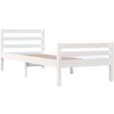  Za krevet od masivnog drva bijeli 100 x 200 cm | shoptok.hr