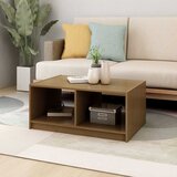  Stolić za kavu boja meda 75 x 50 x 33,5 cm od masivne borovine | shoptok.hr