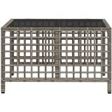  3-dijelni set kutne vrtnih sofa s jastucima sivi od poliratana | shoptok.hr