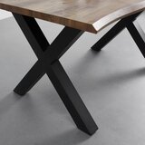 Bessagi Home Raztegljiva Jedilna Miza Lia, Barva Oreha, 140-180x90 | Shoptok.si