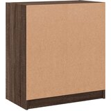  Bočni ormarić sa staklenim vratima boja hrasta 68x37x75 5 cm | shoptok.hr