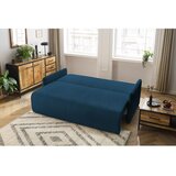 Bobochic Paris Tamno plava sklopiva sofa od samta 211 cm Marcel – | shoptok.hr