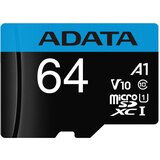 Adata spominska kartica MicroSDXC 64GB + Adapter UHS-I CL10 (100/25) | Shoptok.si