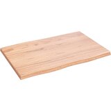 Stolna ploča svjetlosmeđa 60 x 40 x 2 cm od obrađene hrastovine | shoptok.hr