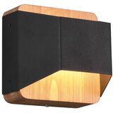  Mat crna LED zidna lampa s mogućnosti zatamnjivanja Arino – | shoptok.hr