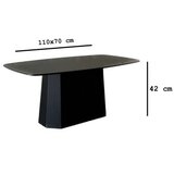 Hanah home Sto za dnevnu sobu Lilyum Large Black