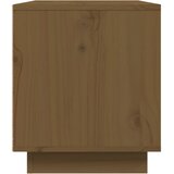 TV ormarić smeđa boja meda 80x34x40,5 cm od masivne borovine | Eponuda.com