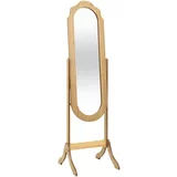vidaXL Prostostoječe ogledalo 45,5x47,5x160 cm inženirski les