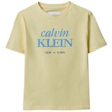 Calvin Klein Jeans Majice s kratkimi rokavi LVCKSJA07BZA0 Rumena Cene
