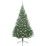  Umjetno predsvijetljeno božićno drvce Zelena 240 cm PVC | shoptok.hr
