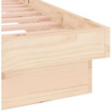  Okvir za krevet 160 x 200 cm od masivnog drva | shoptok.hr