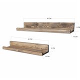 Woody Fashion Hanah Home Zidna polica Aa073 | Eponuda.com