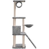  Penjalica za mačke sa stupovima za grebanje svjetlosiva 131 cm | shoptok.hr