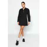 Trendyol Black Zippered Mini Woven Dress Cene