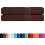  Ručnici FROGN 2 kom smeđi 100x200 cm 360 g/m² | shoptok.hr