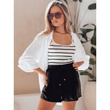 DStreet Spodenki damskie materiałowe SUMMER TRIP czarne | Shoptok.si