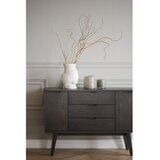 Rowico Rjava nizka komoda v hrastovem dekorju 122x85 cm Filippa – | Shoptok.si