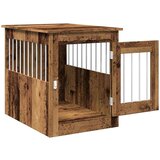 vidaXL Boks za psa starinski les 55x75x65 cm inženirski les | Shoptok.si