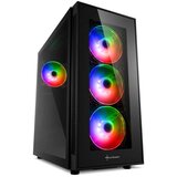  Kućište SHARKOON gaming, TG5 PRO RGB Addressable Full Glass ATX, 4x 120mm LED | Eponuda.ba