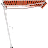 vidaXL Prostostoječa avtomatska tenda 350x250 cm oranžna/rjava Cene