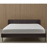 Bonami Selection Črna zakonska postelja v hrastovem dekorju 180x200 cm Wrap – | Shoptok.si