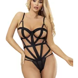 Subblime Fetish Sexy Body with Cutouts Black S/M