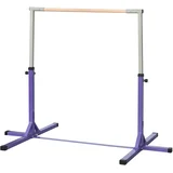 Gimnastična palica, horizontalna palica, nastavljiva v 13 položajev, nosilnost do 75 kg, vijolična, (5000242369)