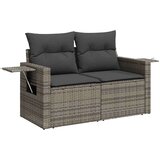 vidaXL 6-dijelni set vrtnih sofa od poliratana s jastucima sivi | shoptok.hr