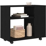 Pomoćni stolić crni hrast 70x35x60 cm inženjerski drvo | Eponuda.com