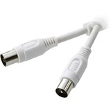 SpeaKa Professional Antenski priključni kabel [1x antenski vtikač 75 - 1x antenski vtičnica 75 ] 10.00 m 90 dB mit Ferritkern bel (20432273) Cene