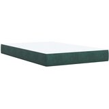 Box spring krevet s madracem tamnozeleni 120x200 cm baršunasti | shoptok.hr