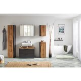 Premium Living omarica za pod umivalnik timber, hrast, temno siva | Shoptok.si