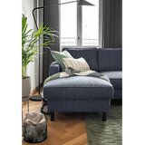 MID.YOU KOTNA SEDEŽNA GARNITURA, struktura temno modra | Shoptok.si