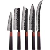  Set damaškovih kuhinjskih noževa AO-37385 - Smeđa KP37385 | shoptok.hr